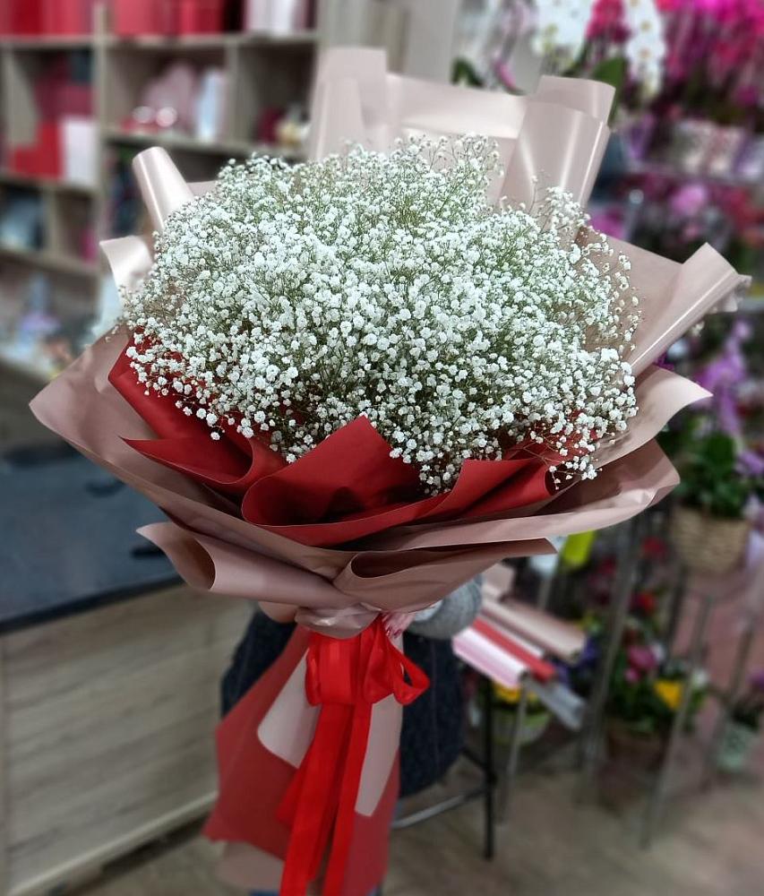 Букет Белые хлопья в Песковке Букет цветов из: Гипсофила в Песковке
