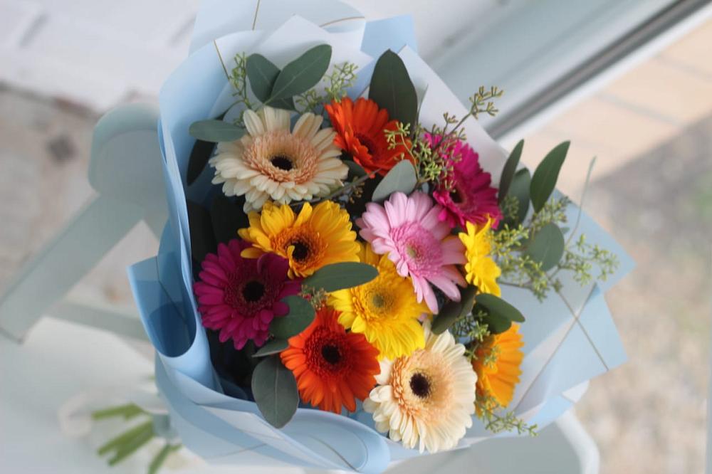 Букет цветов из: Герберы в Песковке