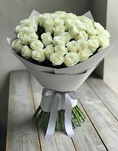 Букет 35 Белых роз в Песковке