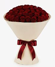 Букет 101 Бордовая роза Блэк Бакарра в Песковке