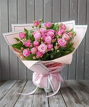 Букет Розовый кустик #REPLACE_PRED# Песковке