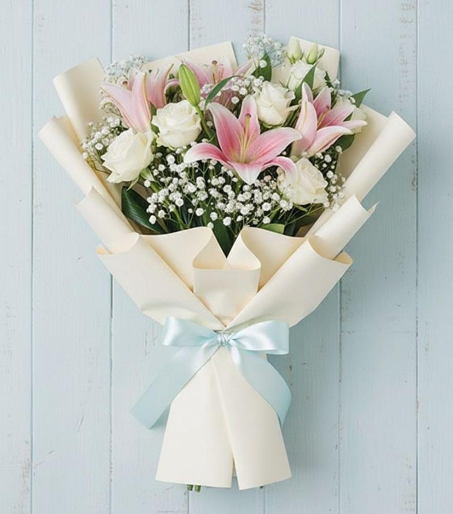 Букет цветов из: Лилии в Песковке