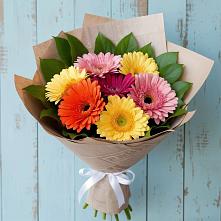 Букет цветов из:  Герберы в Песковке