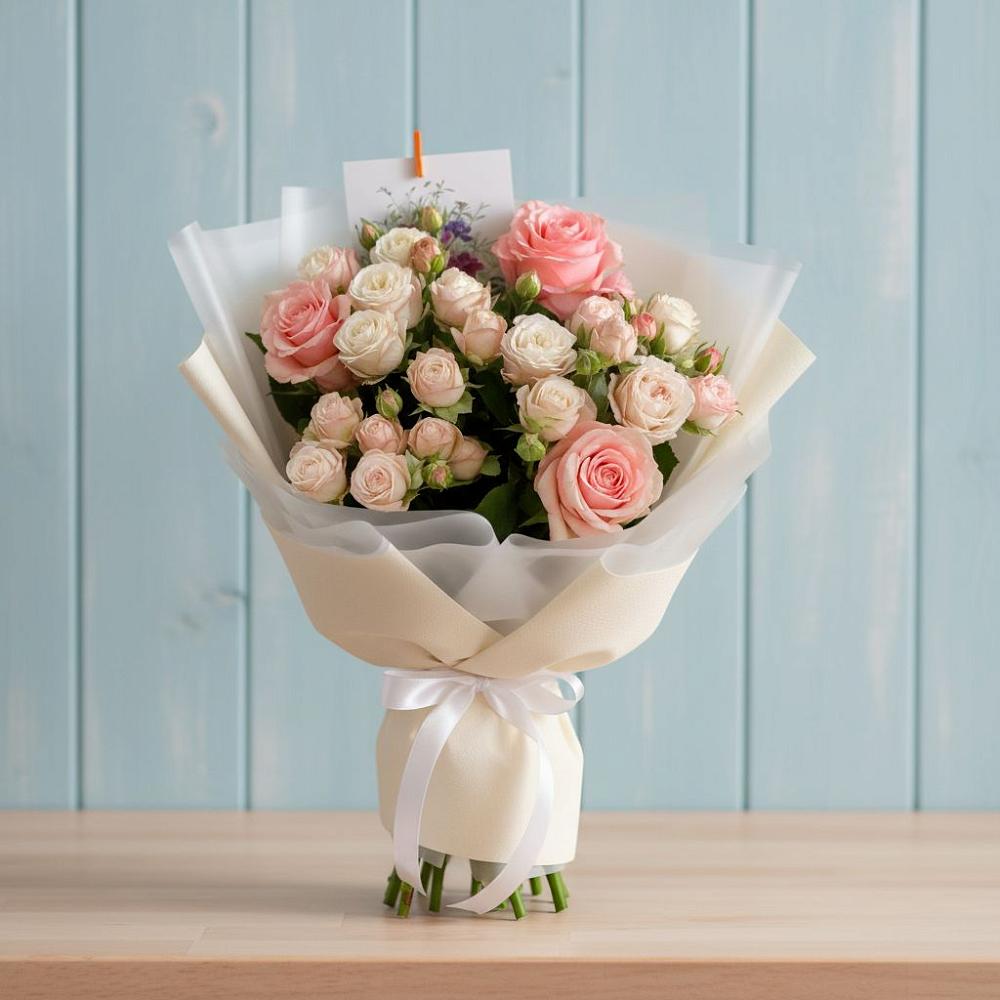 Букет цветов из: Розы в Песковке