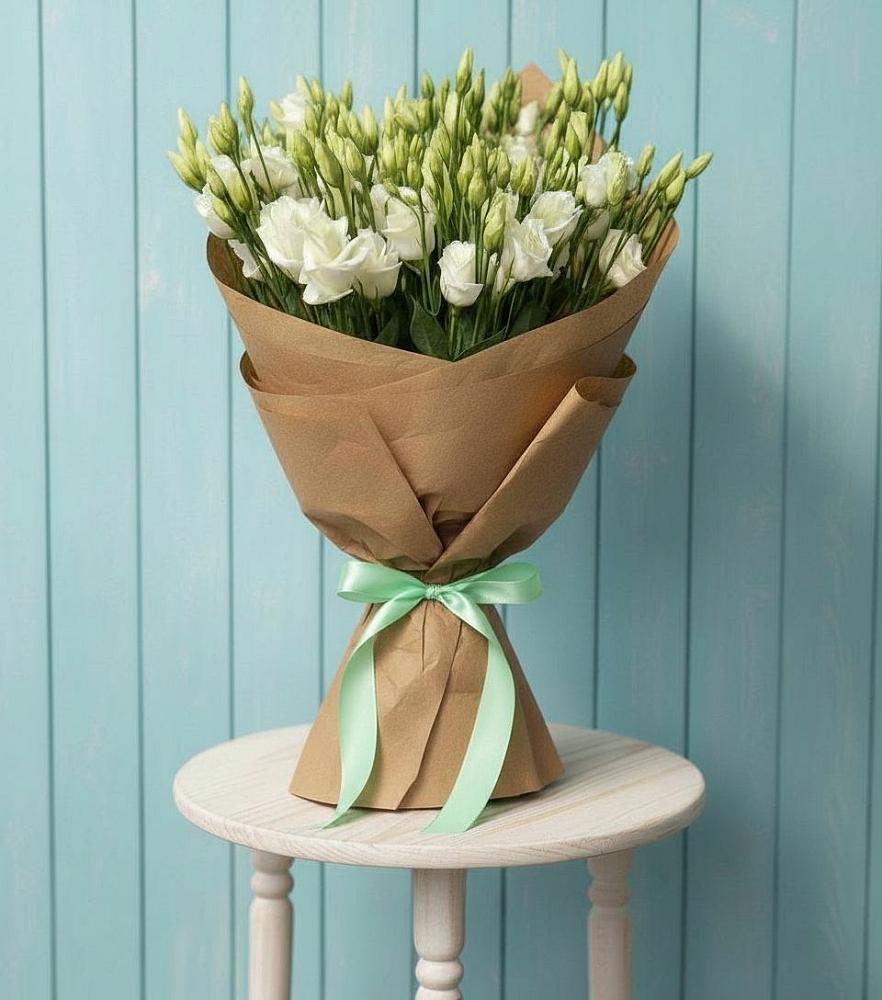 Букет цветов из: Лизиантусы в Песковке