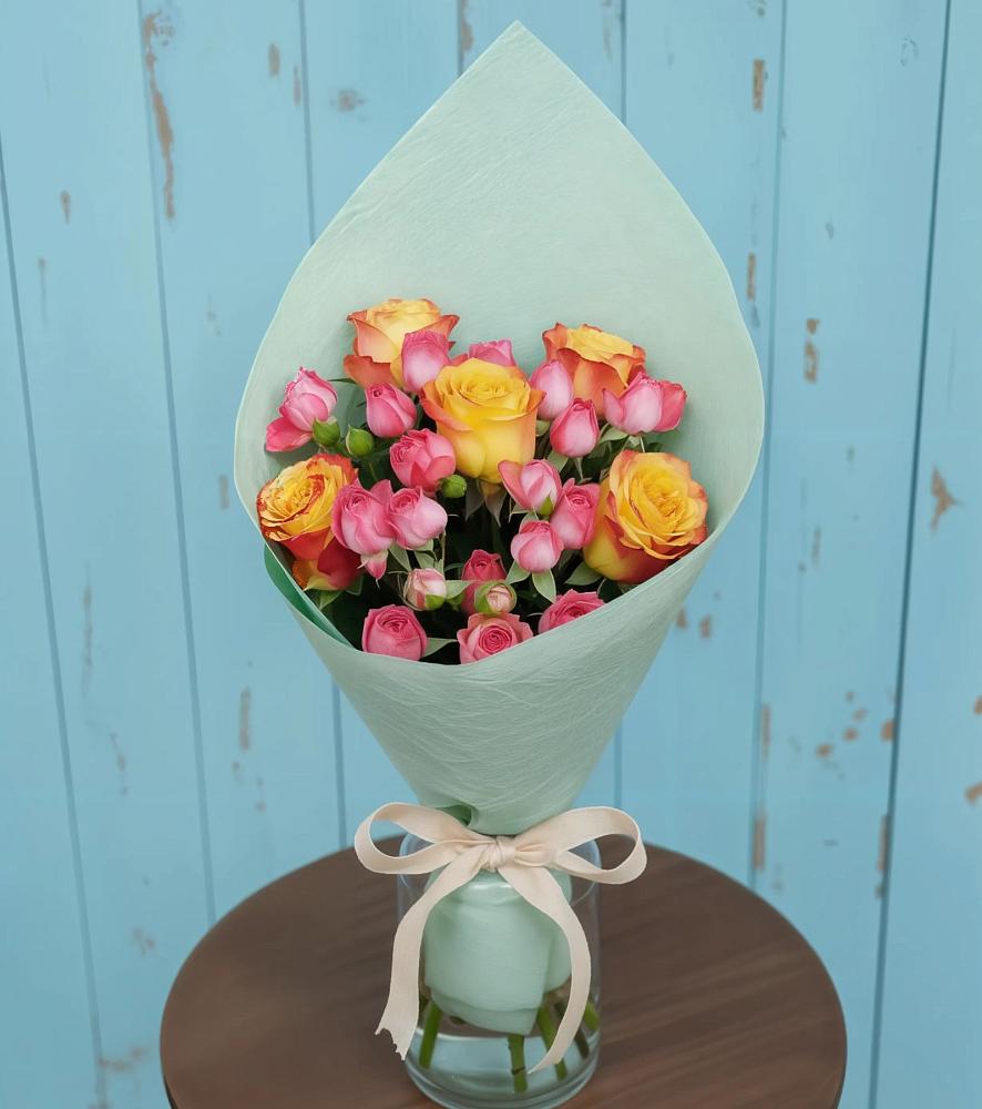 Букет цветов из: Розы в Песковке