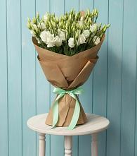Букет цветов из:  Лизиантусы #REPLACE_PRED# Песковке