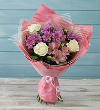 Букет цветов из:  Герберы в Песковке