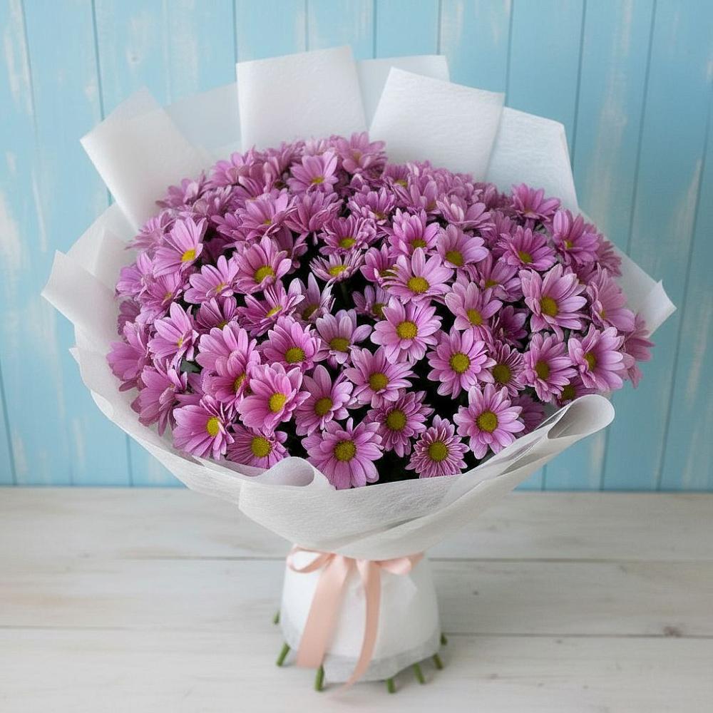 Букет цветов из: Хризантемы в Песковке