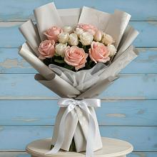 Букет цветов из:  Розы в Песковке