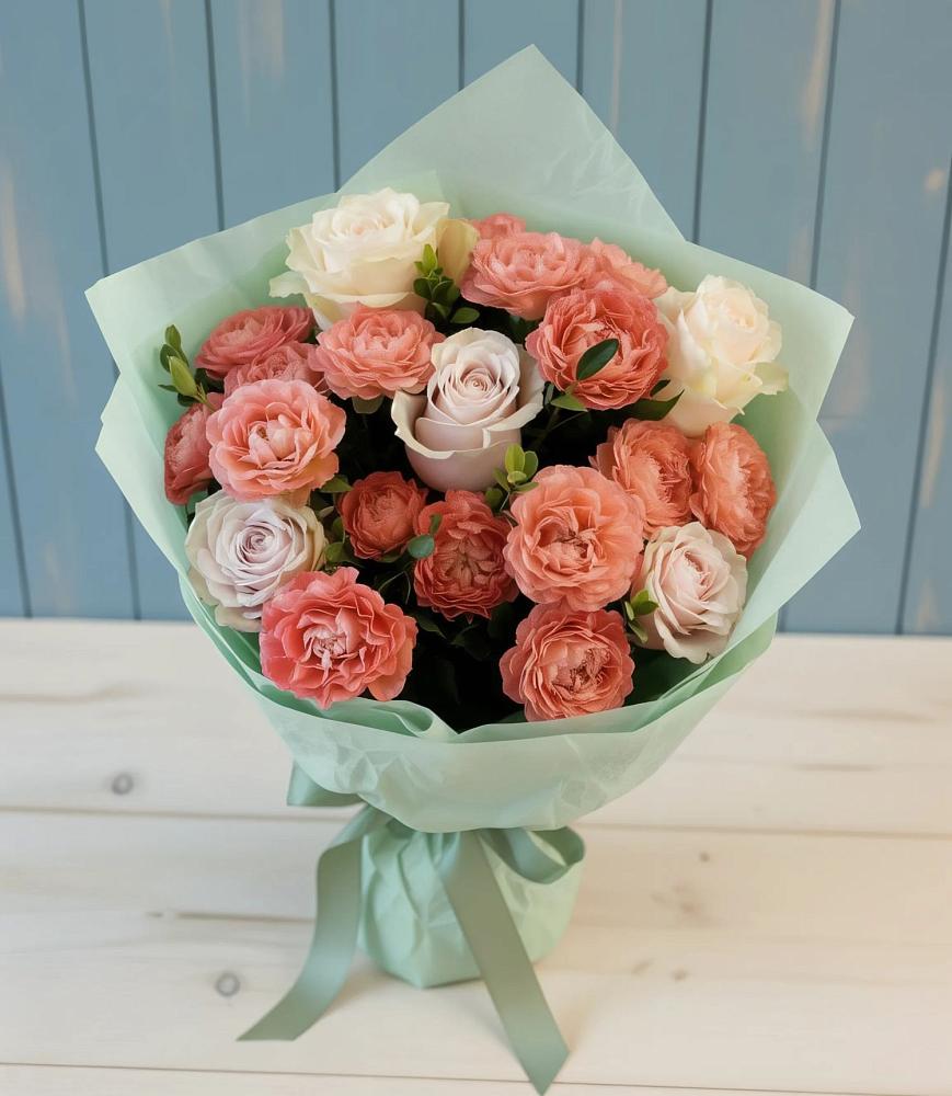 Букет цветов из: Розы в Песковке