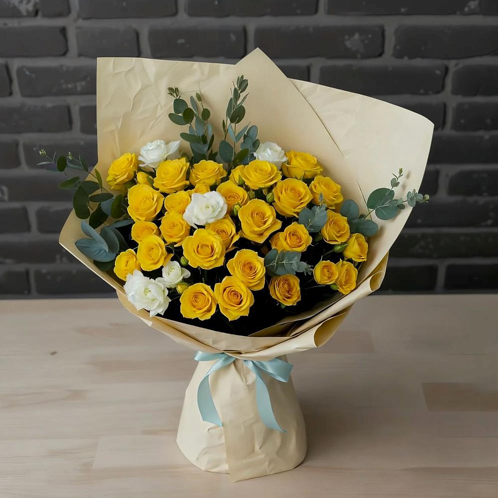 Букет цветов из: Розы в Песковке