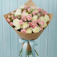 Букет цветов из:  Розы в Песковке